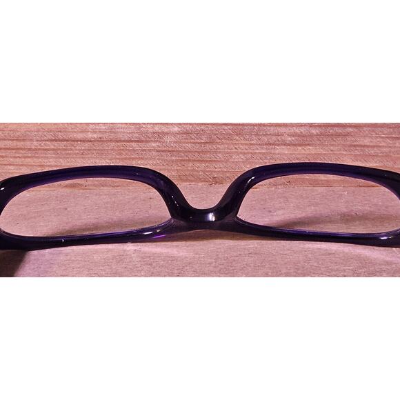 Chanel 3129-H-B Eyeglasses Frames Purple Rhinestone Logo 53-16-135 Made in Italy - Picture 8 of 11